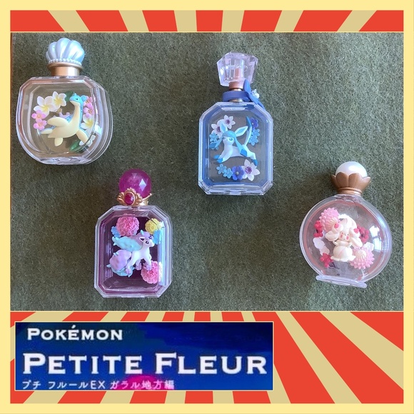 Pokemon PETITE FLEUR Collection Ltd Ed Capsuled Toy Figures x 4 no box *as shown - Picture 1 of 15